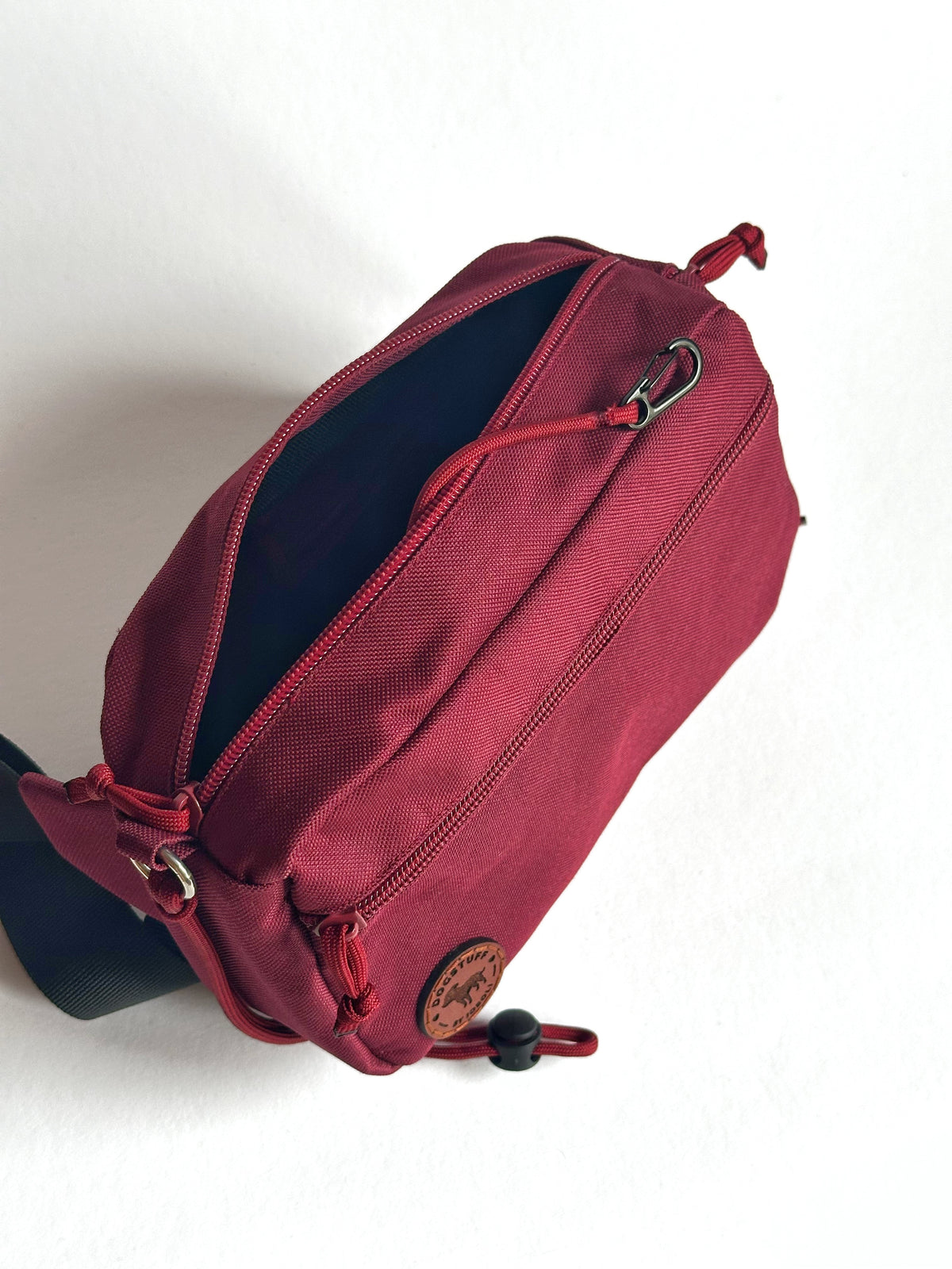Dog-Walking Bag Burgundy